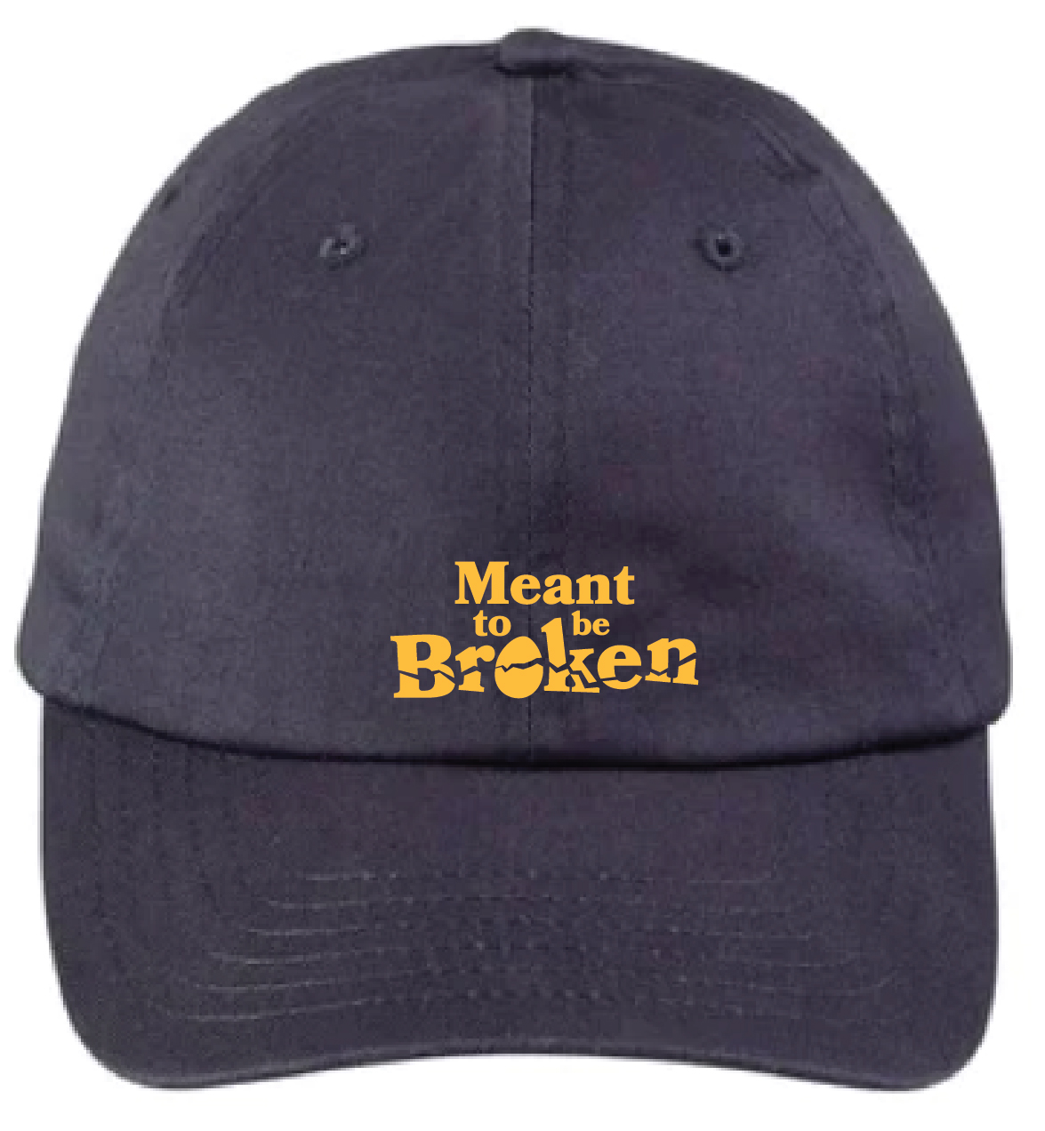 Unstructured Twill Cap (Navy)